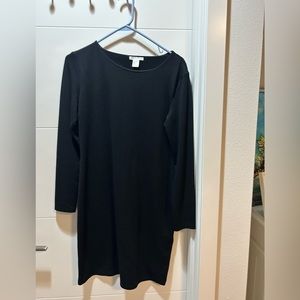 Black winter dress